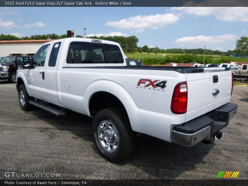 Oxford White / Steel 2015 Ford F250 Super Duty XLT Super Cab 4x4