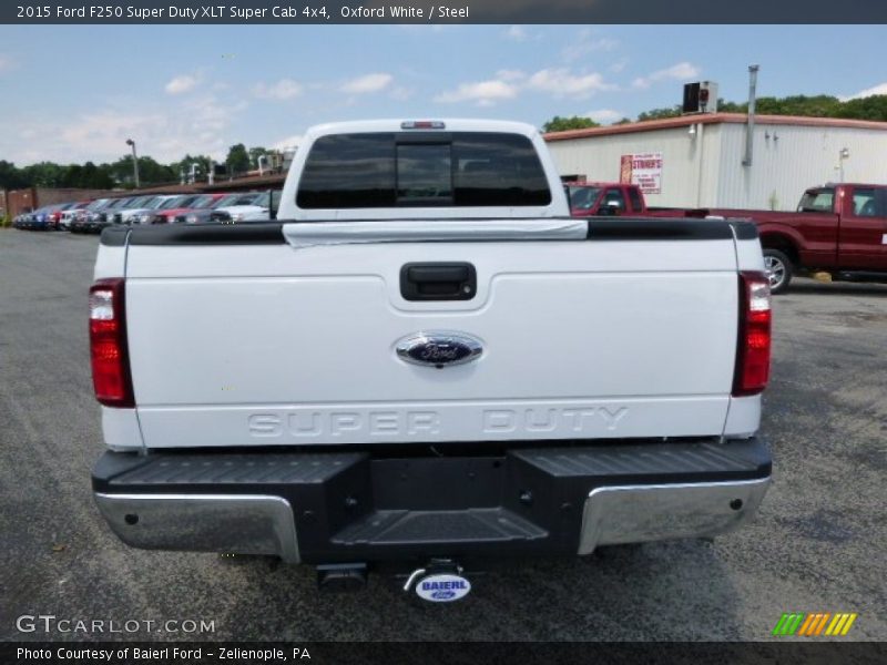 Oxford White / Steel 2015 Ford F250 Super Duty XLT Super Cab 4x4