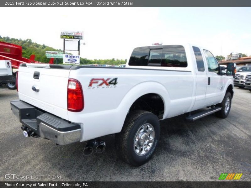 Oxford White / Steel 2015 Ford F250 Super Duty XLT Super Cab 4x4