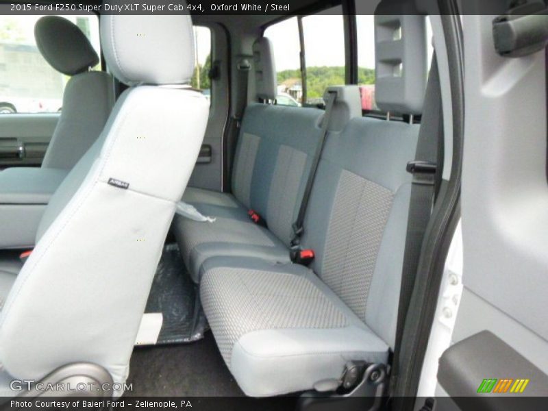 Oxford White / Steel 2015 Ford F250 Super Duty XLT Super Cab 4x4