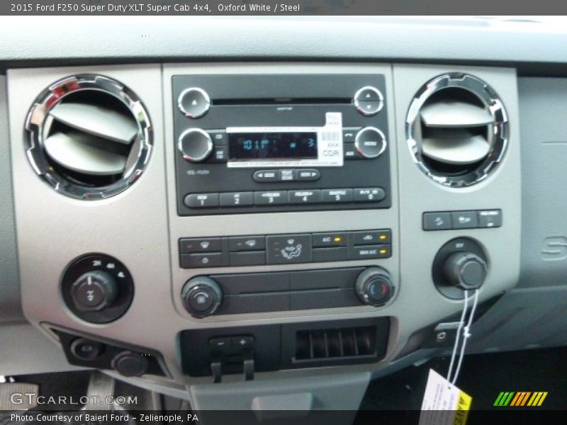 Oxford White / Steel 2015 Ford F250 Super Duty XLT Super Cab 4x4