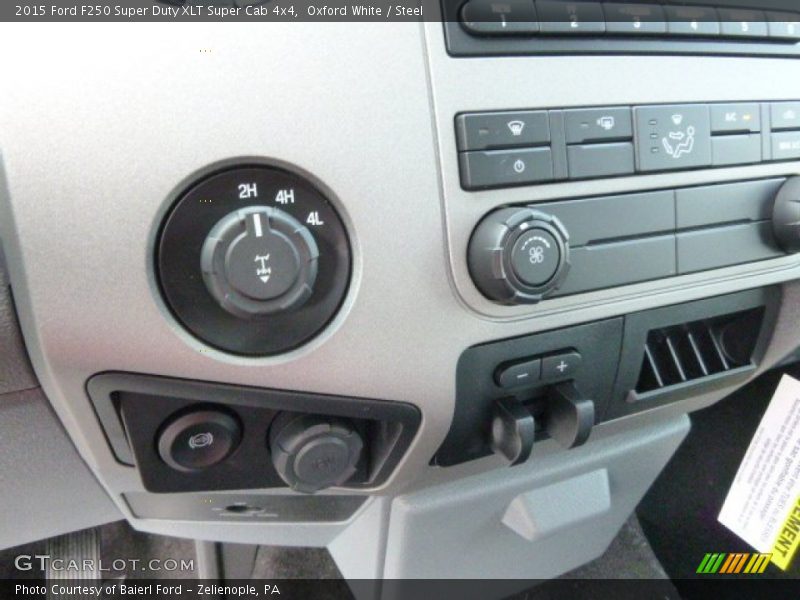 Oxford White / Steel 2015 Ford F250 Super Duty XLT Super Cab 4x4