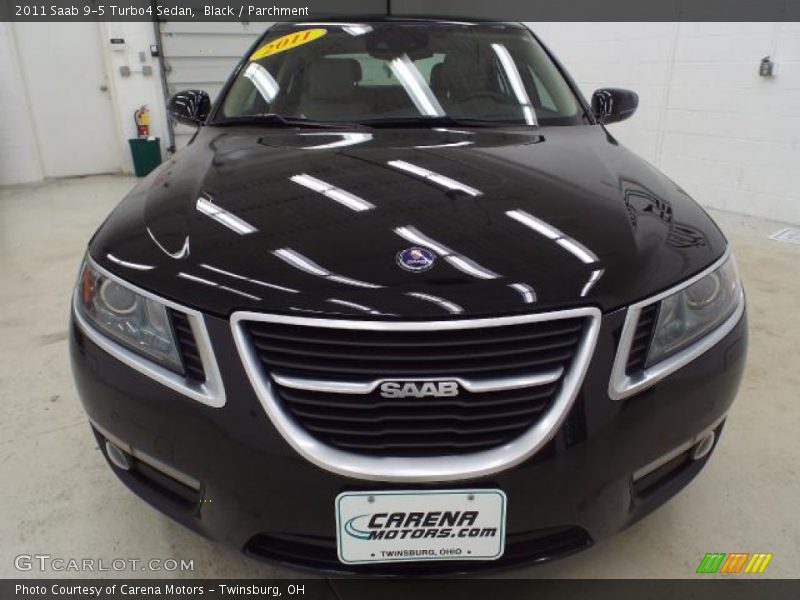 Black / Parchment 2011 Saab 9-5 Turbo4 Sedan