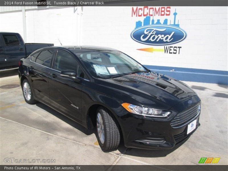 Tuxedo Black / Charcoal Black 2014 Ford Fusion Hybrid SE