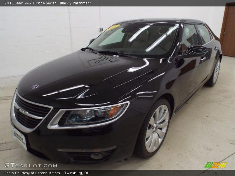 Black / Parchment 2011 Saab 9-5 Turbo4 Sedan