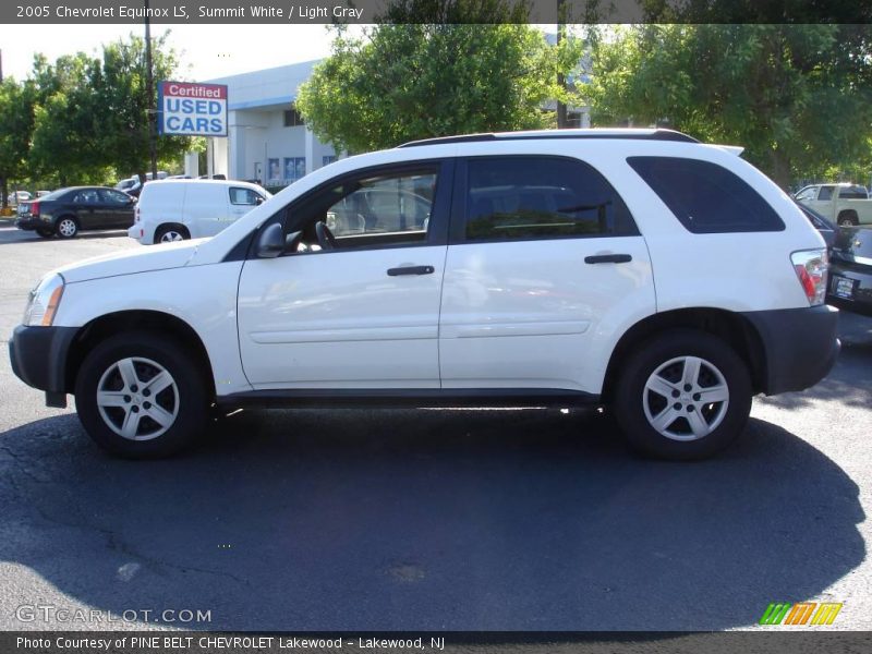 Summit White / Light Gray 2005 Chevrolet Equinox LS