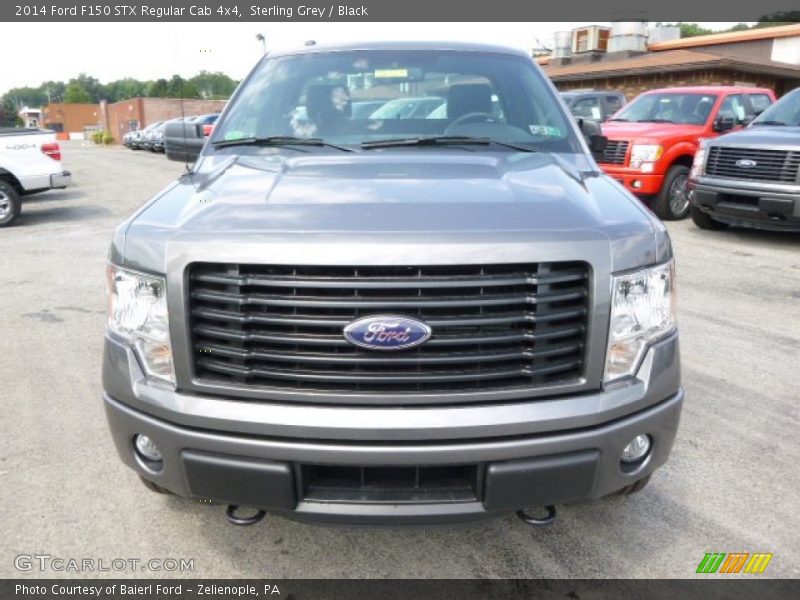 Sterling Grey / Black 2014 Ford F150 STX Regular Cab 4x4