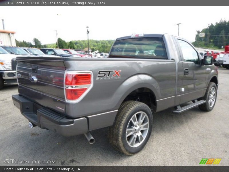 Sterling Grey / Black 2014 Ford F150 STX Regular Cab 4x4