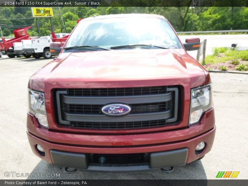 Sunset / Black 2014 Ford F150 FX4 SuperCrew 4x4