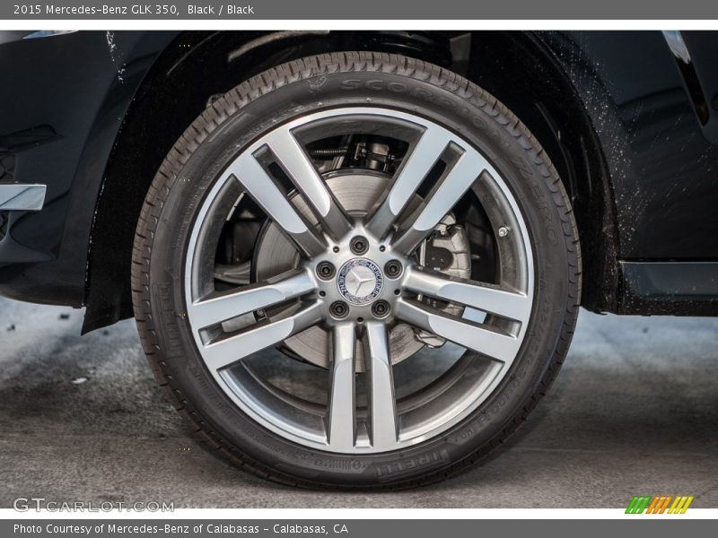 Black / Black 2015 Mercedes-Benz GLK 350