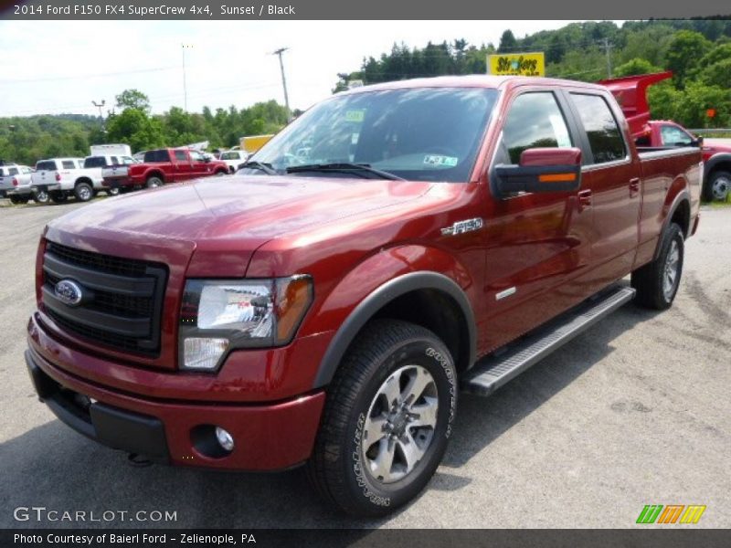Sunset / Black 2014 Ford F150 FX4 SuperCrew 4x4