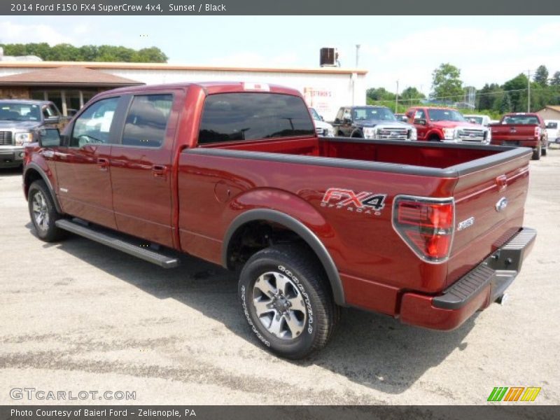 Sunset / Black 2014 Ford F150 FX4 SuperCrew 4x4
