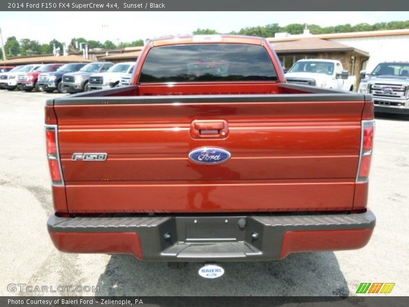 Sunset / Black 2014 Ford F150 FX4 SuperCrew 4x4