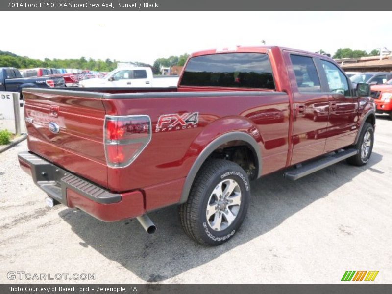 Sunset / Black 2014 Ford F150 FX4 SuperCrew 4x4