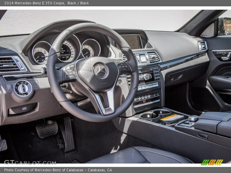 Black / Black 2014 Mercedes-Benz E 350 Coupe