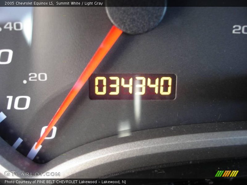 Summit White / Light Gray 2005 Chevrolet Equinox LS