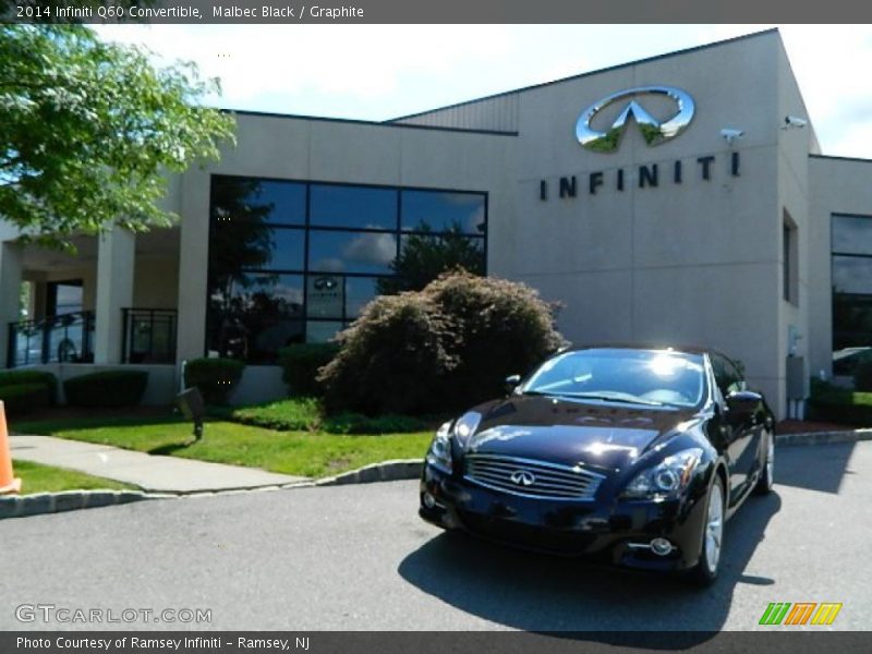 Malbec Black / Graphite 2014 Infiniti Q60 Convertible
