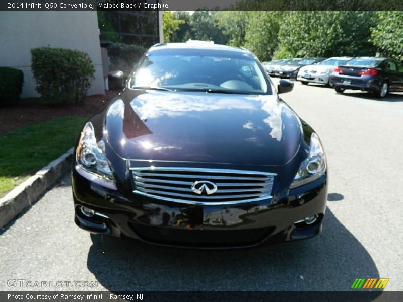 Malbec Black / Graphite 2014 Infiniti Q60 Convertible