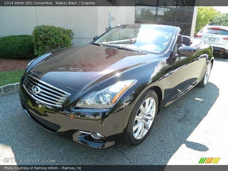 Malbec Black / Graphite 2014 Infiniti Q60 Convertible