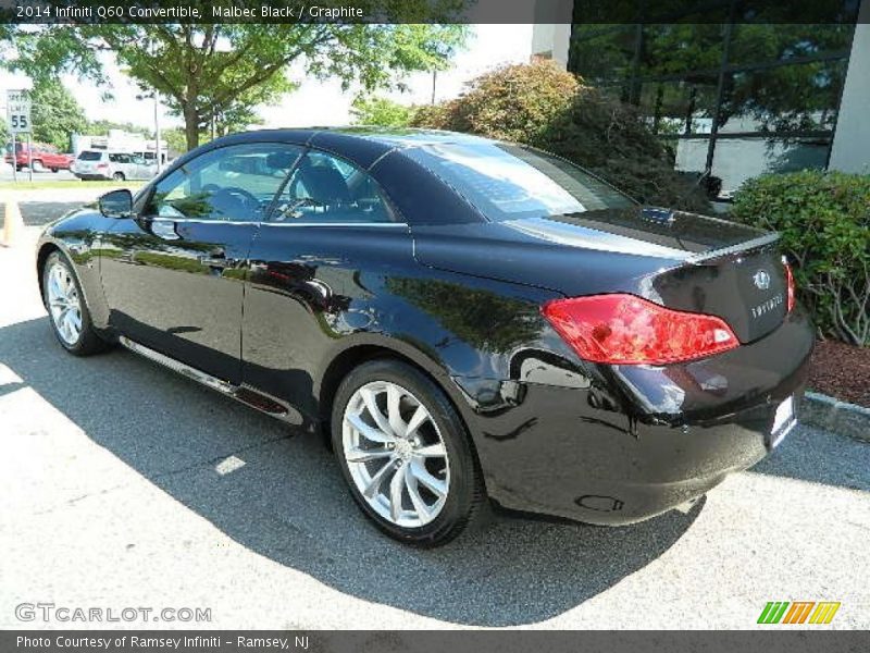 Malbec Black / Graphite 2014 Infiniti Q60 Convertible
