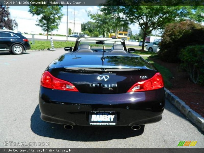 Malbec Black / Graphite 2014 Infiniti Q60 Convertible