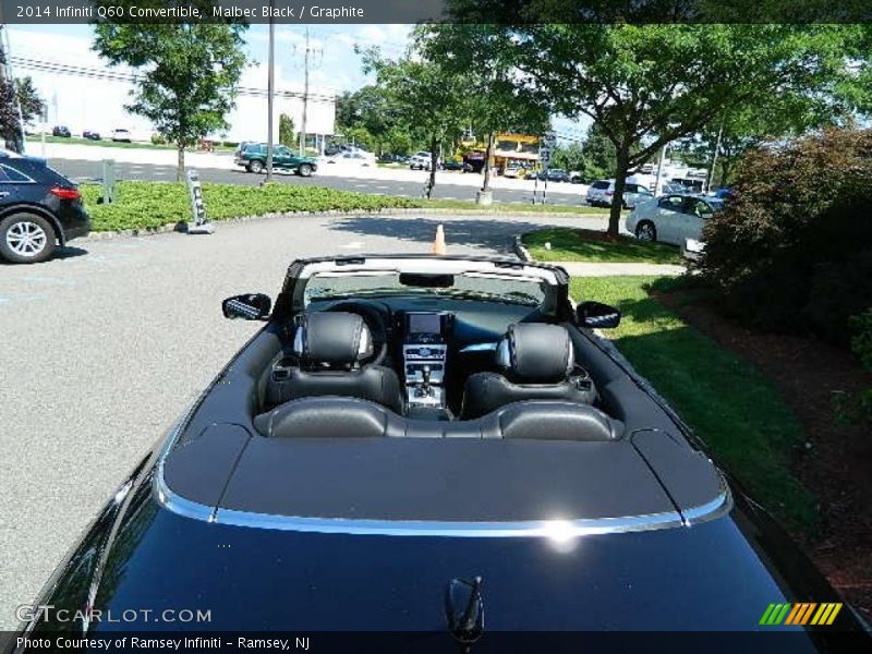 Malbec Black / Graphite 2014 Infiniti Q60 Convertible