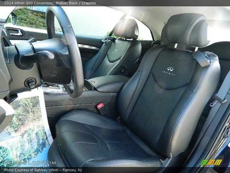 Malbec Black / Graphite 2014 Infiniti Q60 Convertible