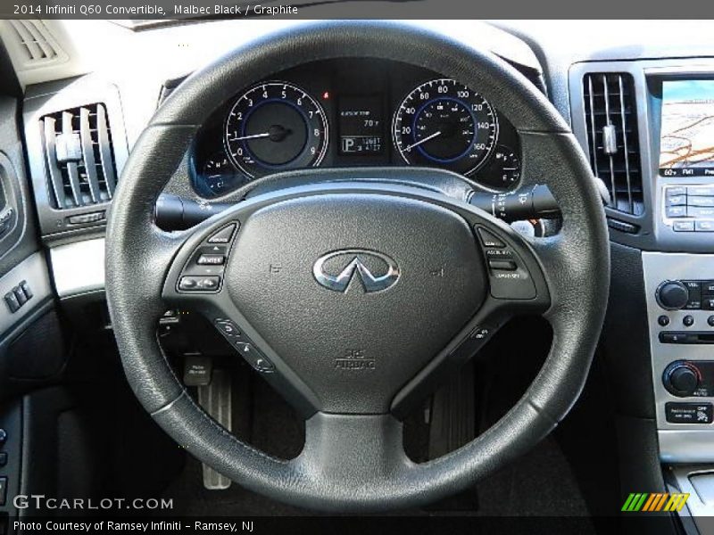 Malbec Black / Graphite 2014 Infiniti Q60 Convertible