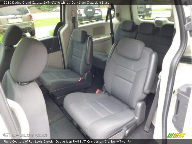 Stone White / Dark Slate Gray/Light Shale 2010 Dodge Grand Caravan SXT