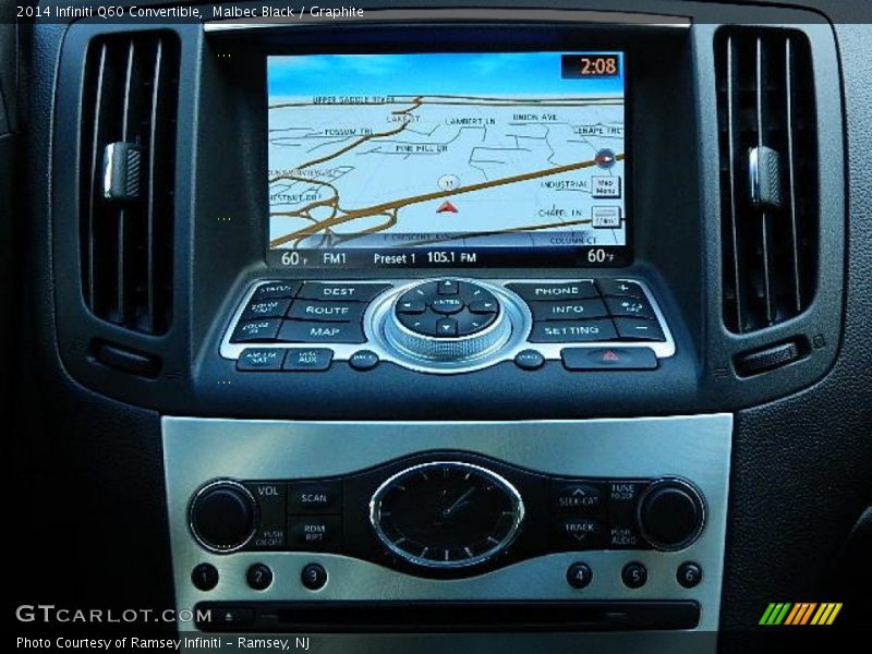 Malbec Black / Graphite 2014 Infiniti Q60 Convertible