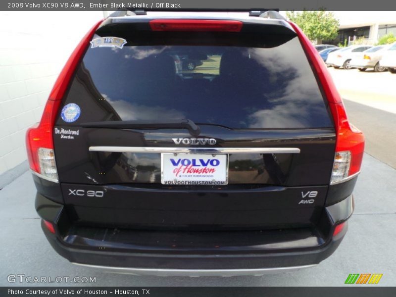 Ember Black Metallic / Off Black 2008 Volvo XC90 V8 AWD