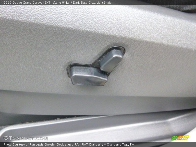 Stone White / Dark Slate Gray/Light Shale 2010 Dodge Grand Caravan SXT