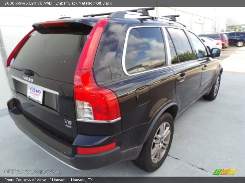 Ember Black Metallic / Off Black 2008 Volvo XC90 V8 AWD