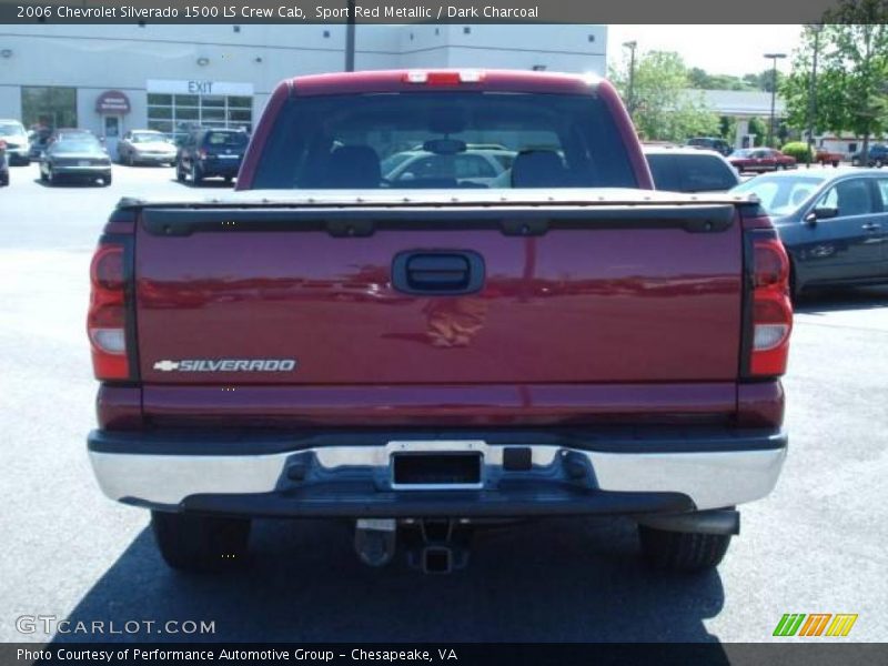 Sport Red Metallic / Dark Charcoal 2006 Chevrolet Silverado 1500 LS Crew Cab