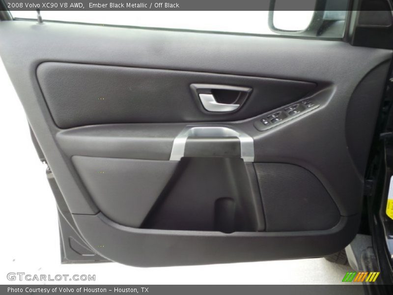 Ember Black Metallic / Off Black 2008 Volvo XC90 V8 AWD