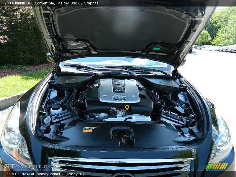 Malbec Black / Graphite 2014 Infiniti Q60 Convertible