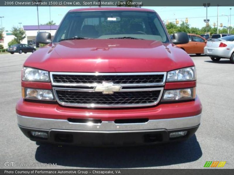 Sport Red Metallic / Dark Charcoal 2006 Chevrolet Silverado 1500 LS Crew Cab