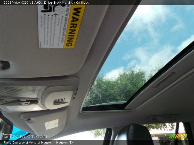 Ember Black Metallic / Off Black 2008 Volvo XC90 V8 AWD