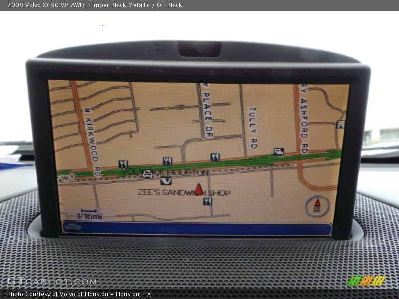 Ember Black Metallic / Off Black 2008 Volvo XC90 V8 AWD