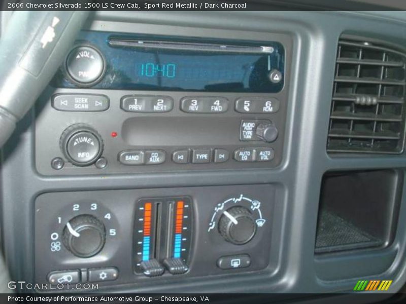 Sport Red Metallic / Dark Charcoal 2006 Chevrolet Silverado 1500 LS Crew Cab