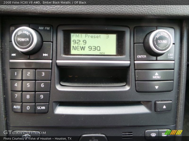 Ember Black Metallic / Off Black 2008 Volvo XC90 V8 AWD