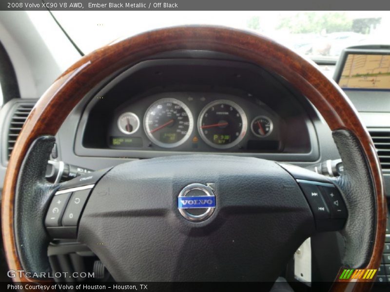Ember Black Metallic / Off Black 2008 Volvo XC90 V8 AWD