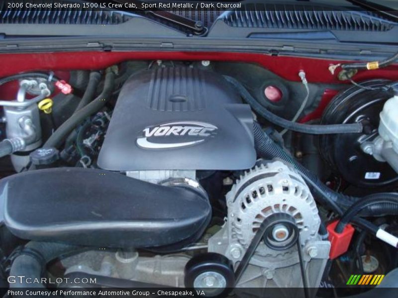 Sport Red Metallic / Dark Charcoal 2006 Chevrolet Silverado 1500 LS Crew Cab