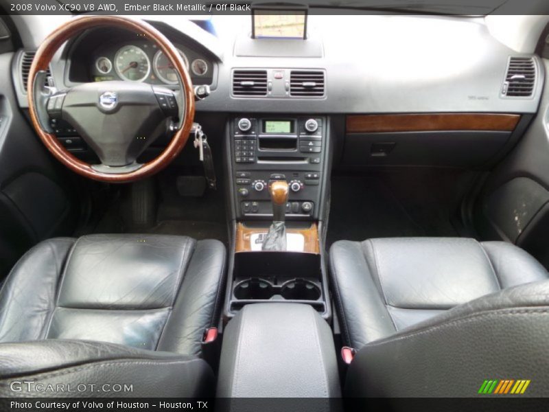 Ember Black Metallic / Off Black 2008 Volvo XC90 V8 AWD