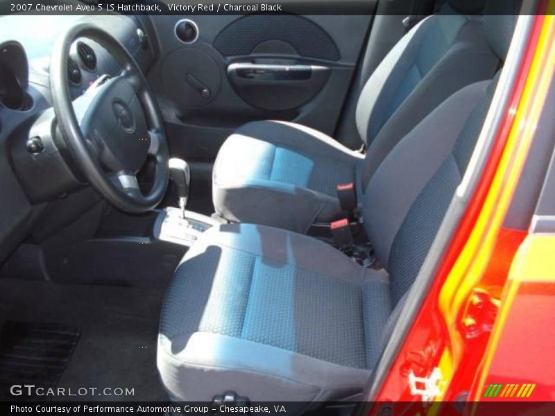 Victory Red / Charcoal Black 2007 Chevrolet Aveo 5 LS Hatchback