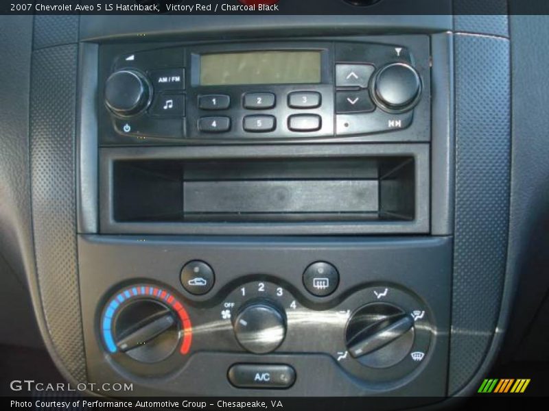 Victory Red / Charcoal Black 2007 Chevrolet Aveo 5 LS Hatchback