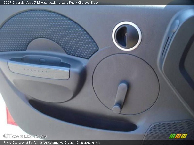 Victory Red / Charcoal Black 2007 Chevrolet Aveo 5 LS Hatchback