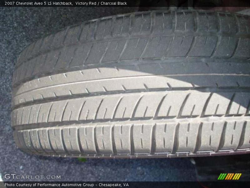 Victory Red / Charcoal Black 2007 Chevrolet Aveo 5 LS Hatchback