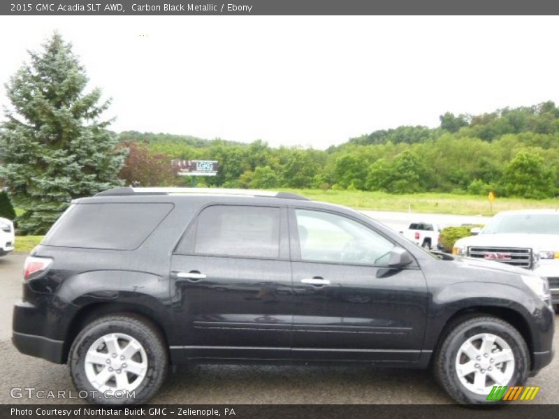 Carbon Black Metallic / Ebony 2015 GMC Acadia SLT AWD