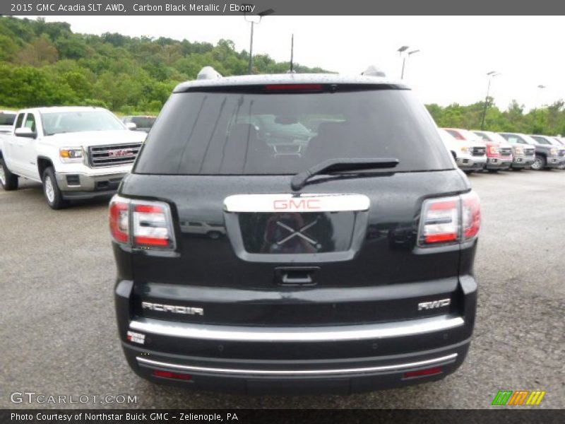 Carbon Black Metallic / Ebony 2015 GMC Acadia SLT AWD